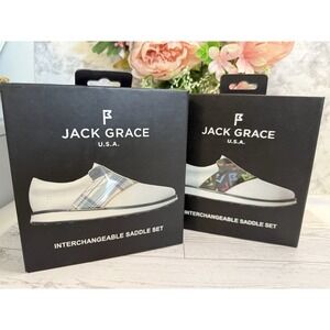 Jack Grace Men's Size 11 2 Sets Interchangeable Saddles Fits Innovator 1.0 Boxed